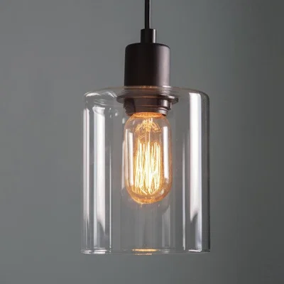 Olivia's Gallery Interiors Toledo Single Pendant Light / Black