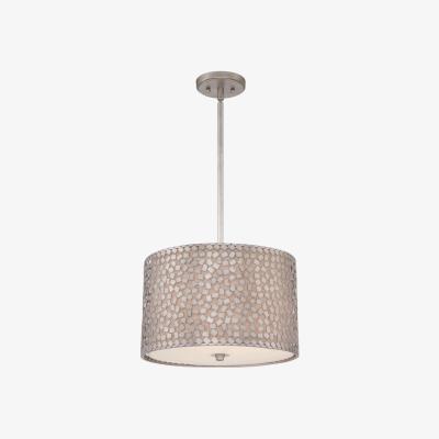 Olivia's Elstead Confetti 3 Light Pendant Old Silver
