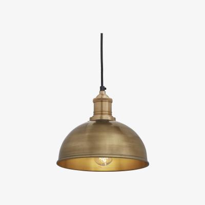 Olivia's Industville Brooklyn Dome Brass Pendant / 8 Inch Brass Holder