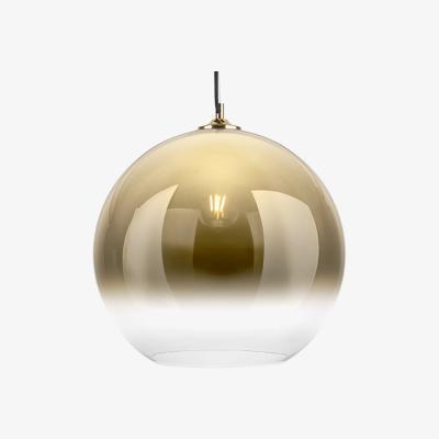 Olivia's Present Time Bubble Pendant Lamp Chrome And Gold