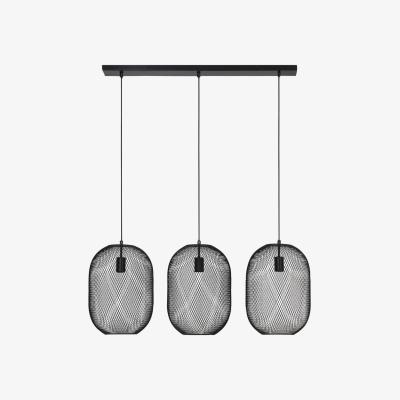 Olivia's Light & Living Reilley 3 Lamp Pendant Black