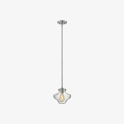 Olivia's Elstead Congress 1 Light Pendant Chrome Style B