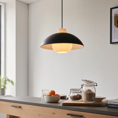 Olivia's Olivia's Hallie Curved Pendant Light in Black | Outlet