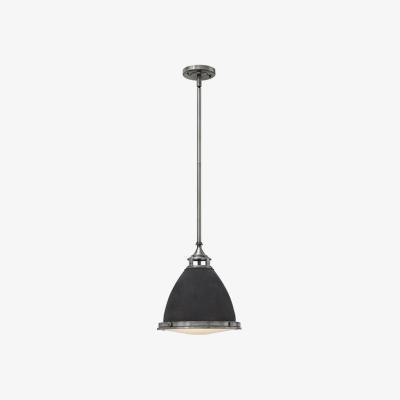 Olivia's Elstead Amelia 1 Light Aged Zinc Pendant | Outlet