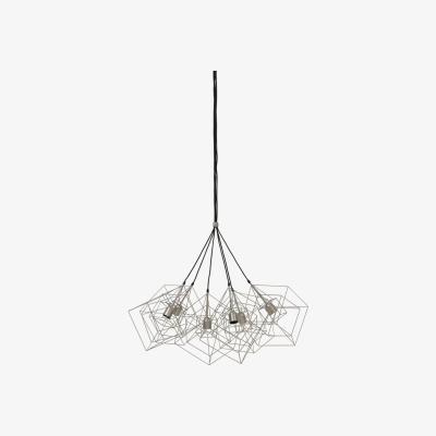 Olivia's Light & Living Kubinka Pendant Silvergrey