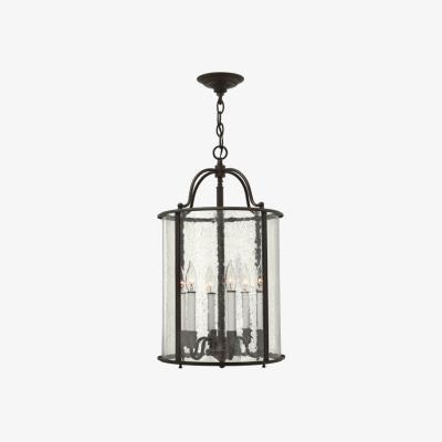 Olivia's Elstead Gentry 6 Light Olde Pendant Bronze