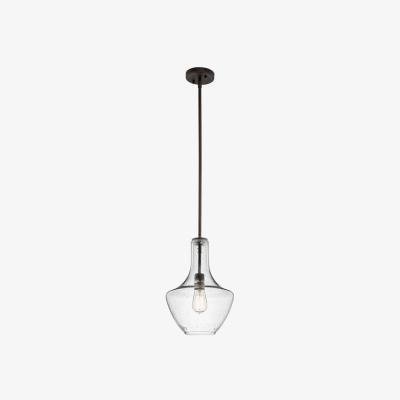 Olivia's Elstead Everly 1 Light Pendant Olde Bronze Small | Outlet / Small