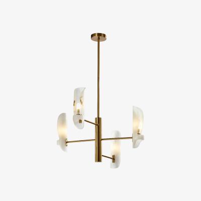 Olivia's Mindy Brownes Heathrow Ceiling Light in Gold And White