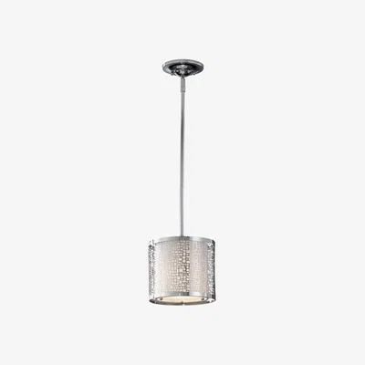 Olivia's Elstead Joplin 1 Light Pendant Chrome