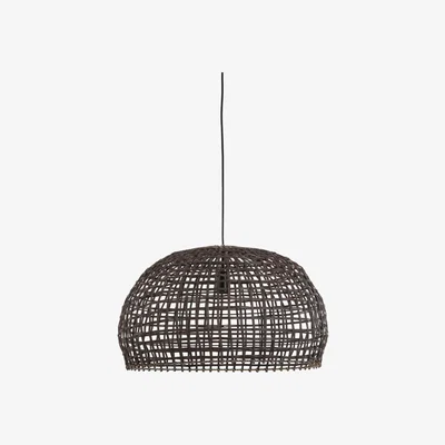 Olivia's Light & Living Olaki Wide Pendant Brown