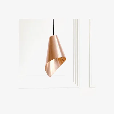 Olivia's Arcform Lighting - Arc Single Pendant Light in Brushed Copper / Maxi