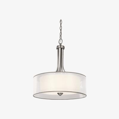 Olivia's Elstead Lacey 4 Light Pendant Antique Pewter