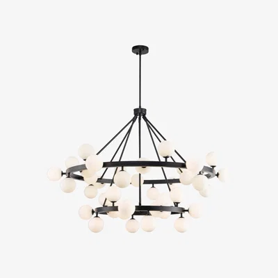 Olivia's Liang & Eimil Bucolic 2 Tier Pendant Lamp Matt Black