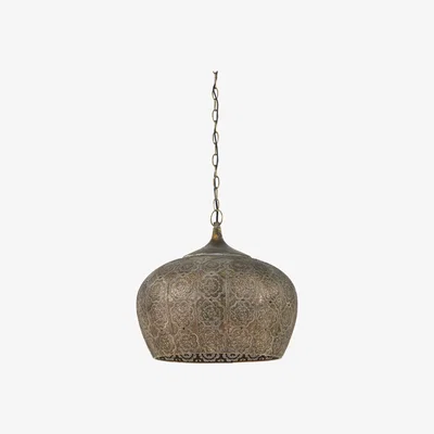Olivia's Light & Living Emine Small Pendant Brown Gold / Small