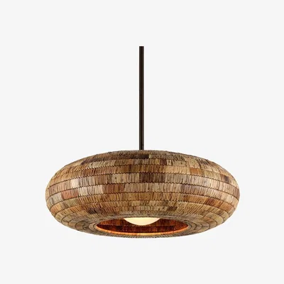 Olivia's Hudson Valley Lighting Breuer Hand-Worked Iron 1lt Pendant (F6735-CE)