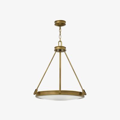 Olivia's Elstead Collier 4 Light Pendant Heritage Brass