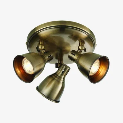 Olivia's Gallery Direct Westbury Ceiling Light Brass Type 3