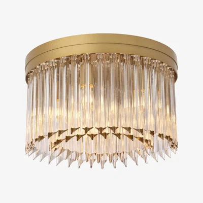 Olivia's Eichholtz Evina Ceiling Lamp in Antique Brass