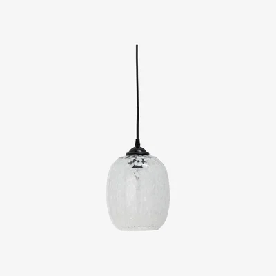 Olivia's Bloomingville Gisele Pendant Lamp in White Glass