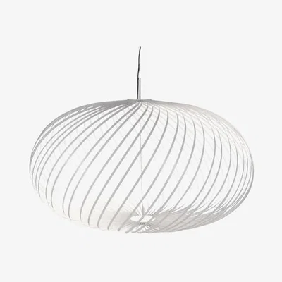 Olivia's Tom Dixon Large Spring Pendant White / White