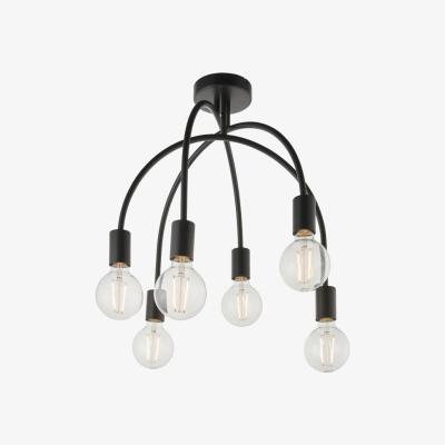 Olivia's Endon Studio Ceiling Light / Black / Small