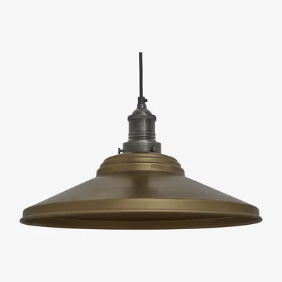 Olivia's Industville Brooklyn Giant Step Pendant - 18 Inch Pewter / Pewter