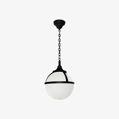Olivia's Elstead Glenbeigh 1 Light Pendant Black