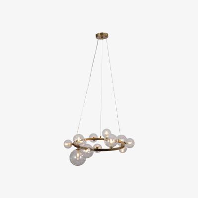 Olivia's Richmond Yosie Hanging Lamp in Brushed Gold