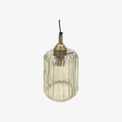 Olivia's Libra Calm Neutral Collection - Urban Copper Lustre Glass Pendant 32 cm height
