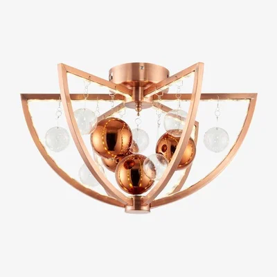 Olivia's Gallery Direct Muni Ceiling Lamp Copper