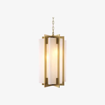 Olivia's Eichholtz Lugano Chandelier in Antique Brass