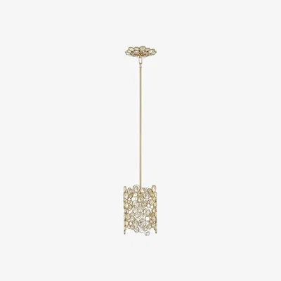 Olivia's Elstead Anya Mini Pendant Silver Leaf | Outlet