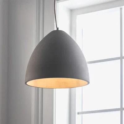 Olivia's Garden Trading Millbank Large Pendant Light in Polymer Concrete