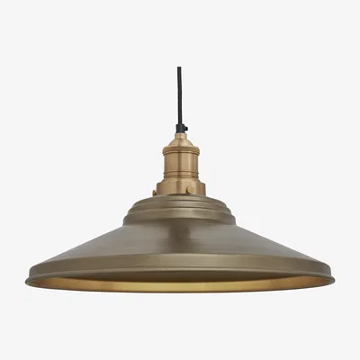 Olivia's Industville Brooklyn Giant Step Pendant - 18 Inch Brass / Brass