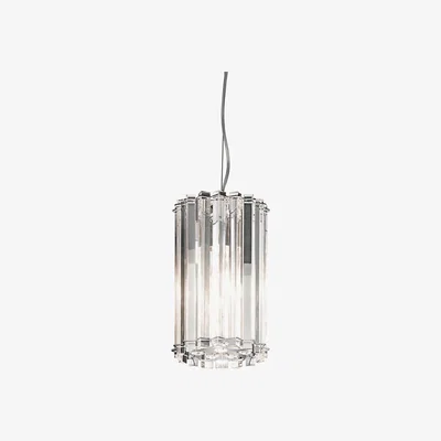 Olivia's Elstead Crystal Skye 1 Light PendantChrome