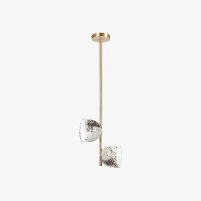Olivia's Heathfield & Co Orla 2 Light Vertical Pendant