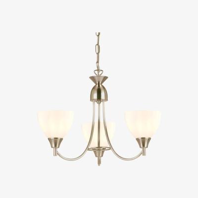 Olivia's Gallery Direct Alton 3 Pendant Light Satin Chrome