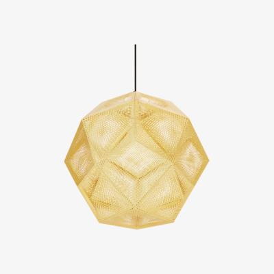 Olivia's Tom Dixon Etch Brass Pendant Small / Small