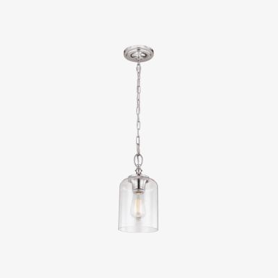 Olivia's Elstead Hounslow 1 Light Pendant Polished Nickel