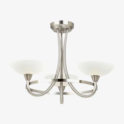 Olivia's Gallery Direct Cagney 3 Ceiling Light Satin Chrome