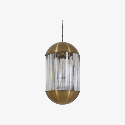 Olivia's Light & Living Grayson Pendant Bronze And Clear / Small