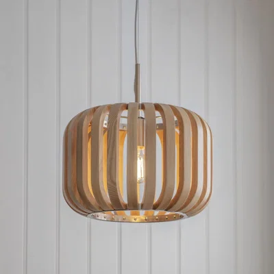 Olivia's Garden Trading Kingston Pendant Light in Ash