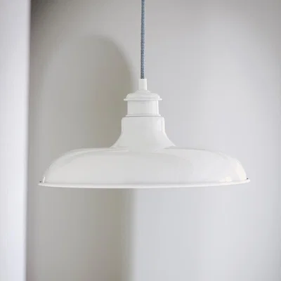 Olivia's Garden Trading Toulon Pendant Light in Chalk