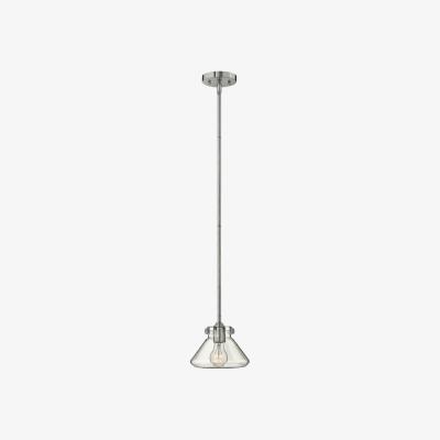 Olivia's Elstead Congress 1 Light Pendant Chrome Style A