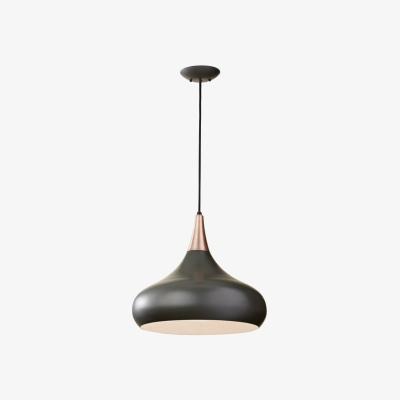 Olivia's Elstead Beso 1 Light Pendant Dark Bronze | Outlet / Medium