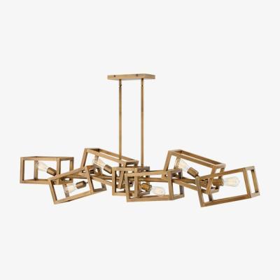 Olivia's Quintessentiale Ensemble Brushed Bronze 6 Light Pendant