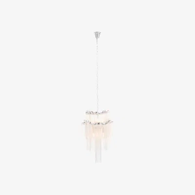 Olivia's Olivia's Lorrie Aluminium Chain 2 Tier Pendant Chrome Iron Frame