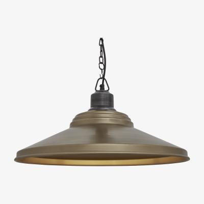 Olivia's Industville Brooklyn Giant Step Pendant - 18 Inch Pewter Chain / Pewter Chain