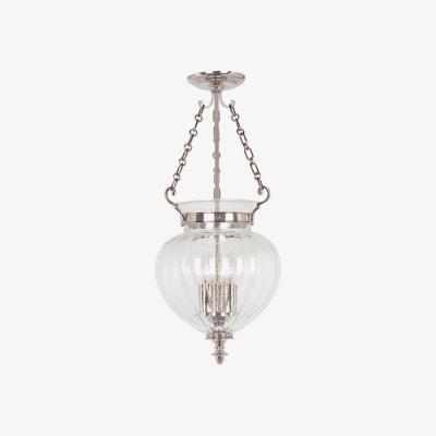 Olivia's Elstead Finsbury Park 3 Light Pendant Polished Nickel / Small