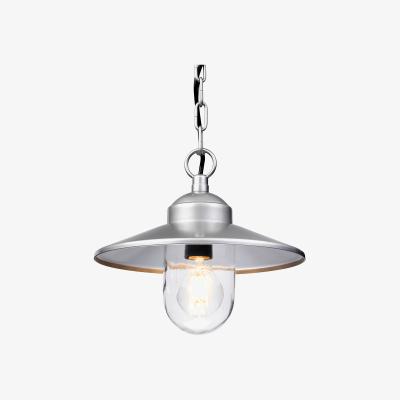 Olivia's Elstead Lighting Klampenborg 1 Light Chain Lantern in Silver